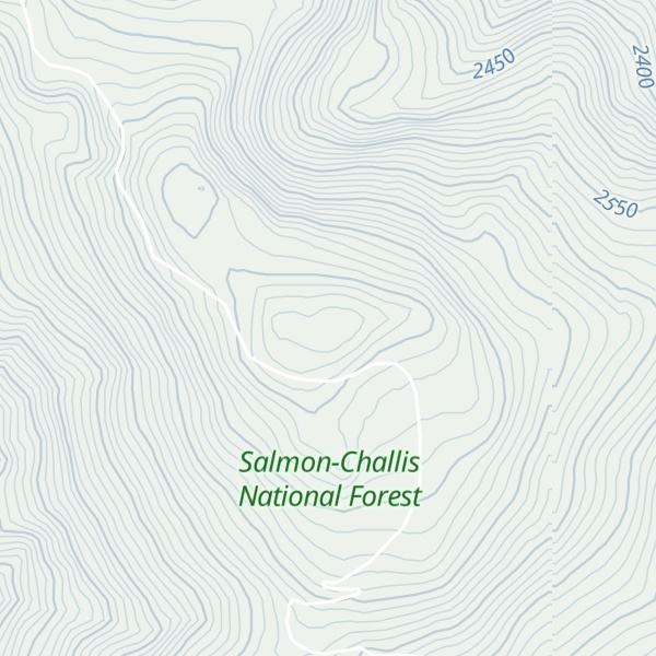 Map of Baldy