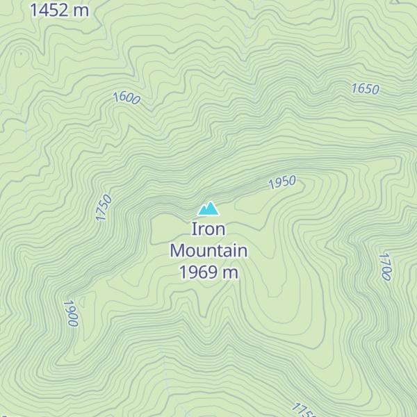 Map of Iron Mountain