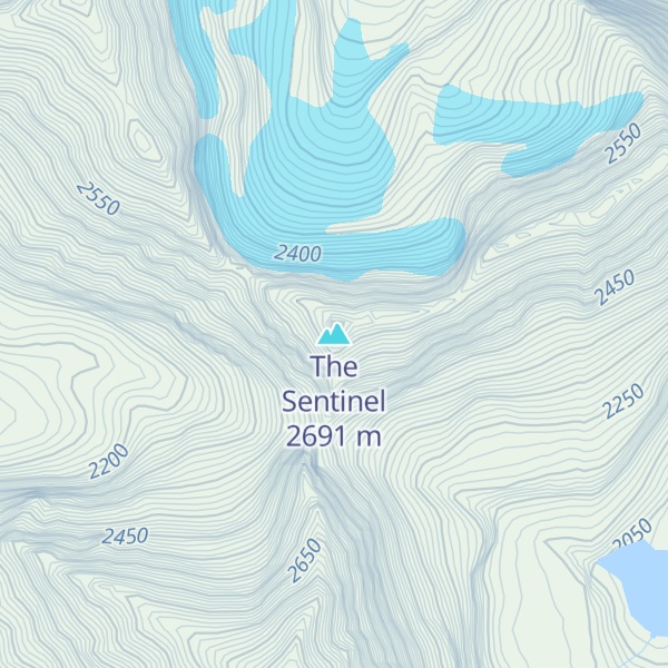 Map of The Sentinel