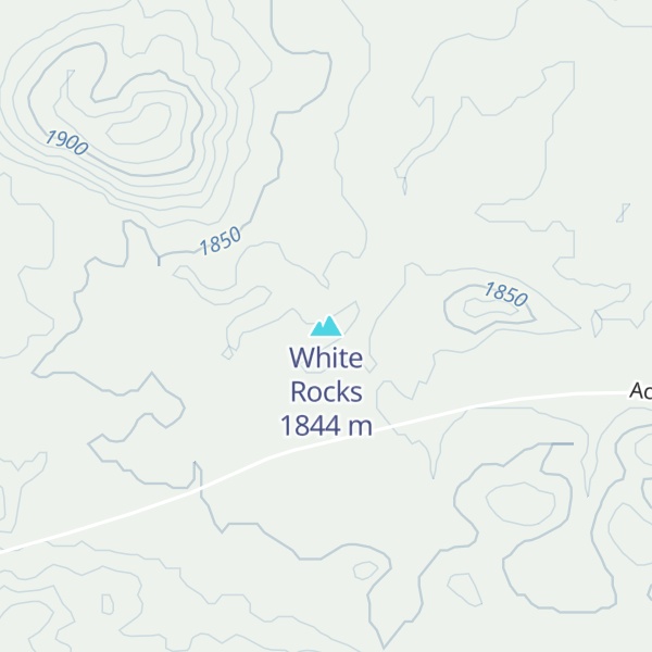 Map of White Rocks