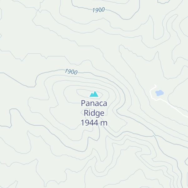 Map of Panaca Ridge