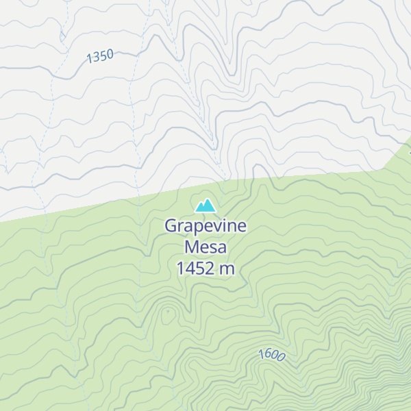 Map of Grapevine Mesa