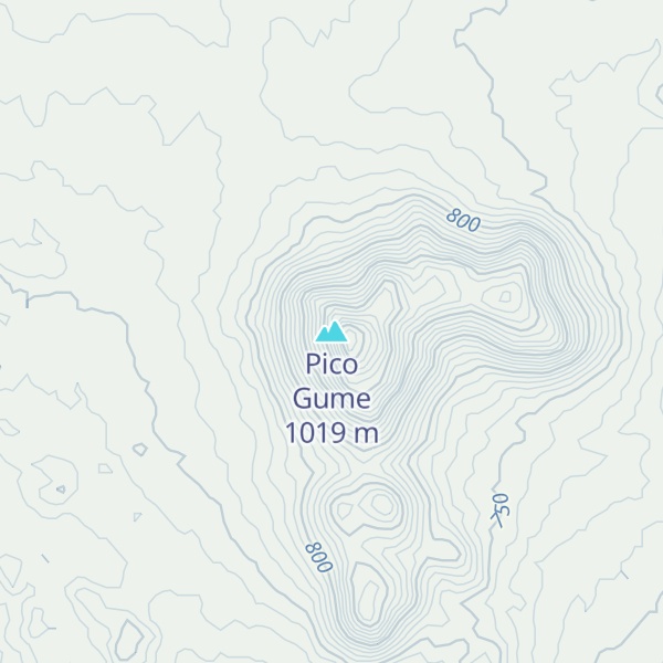 Map of Pico Gume