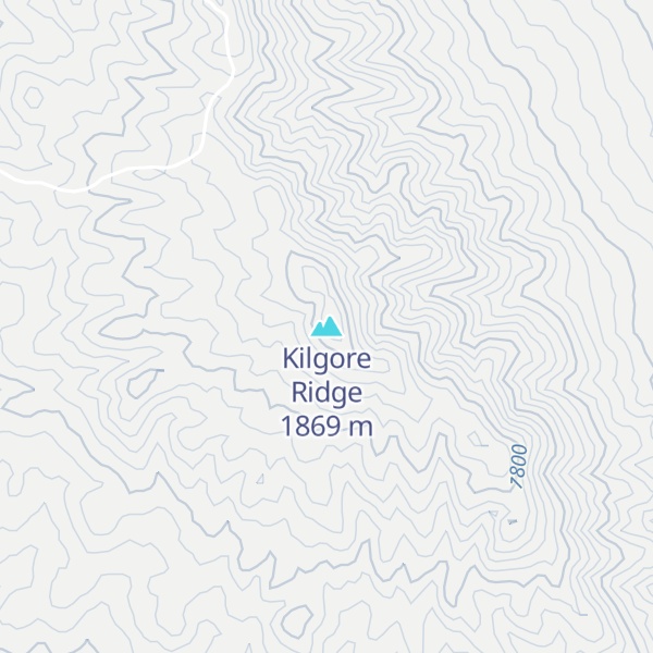 Map of Kilgore Ridge