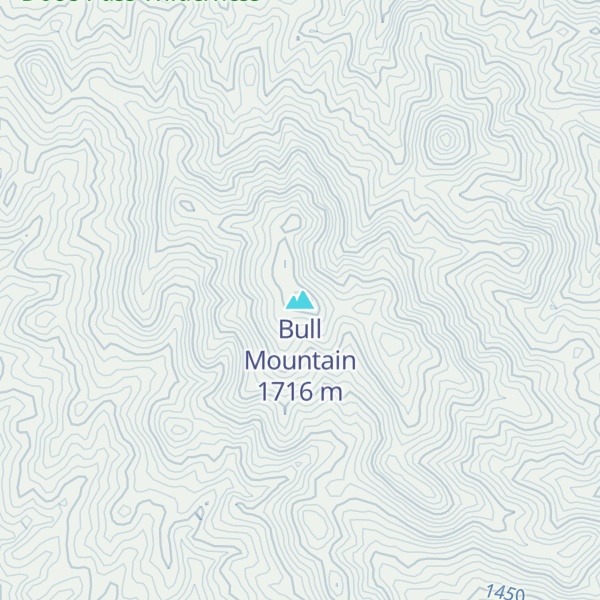 Map of Bull Mountain