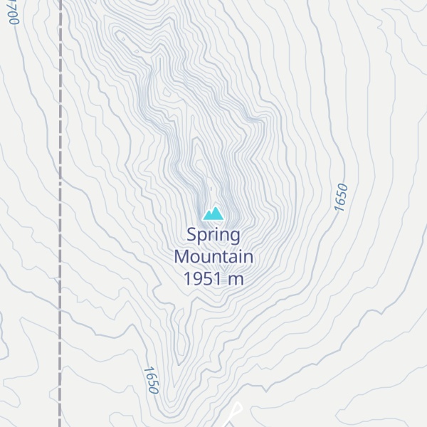 Map of Spring Mountain