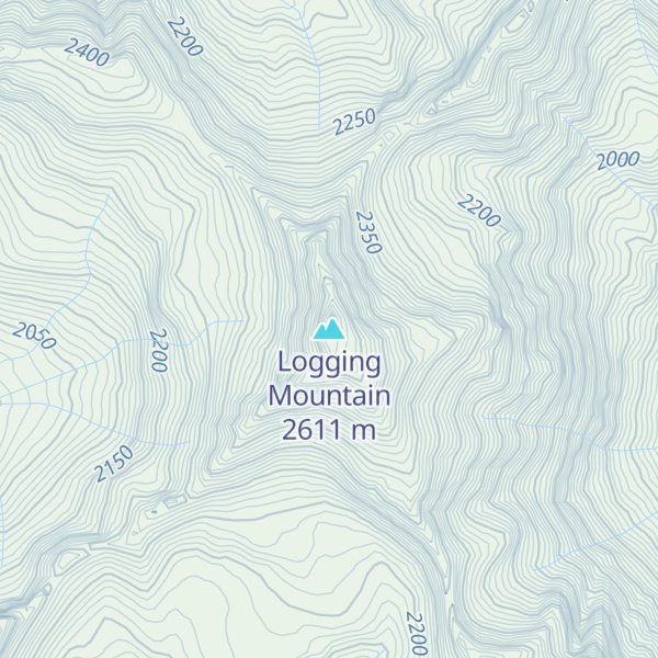 Map of Logging Mountain