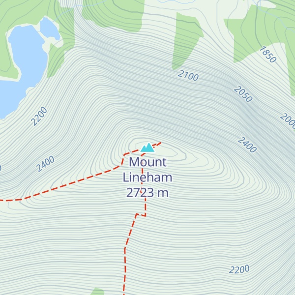 Map of Mount Lineham