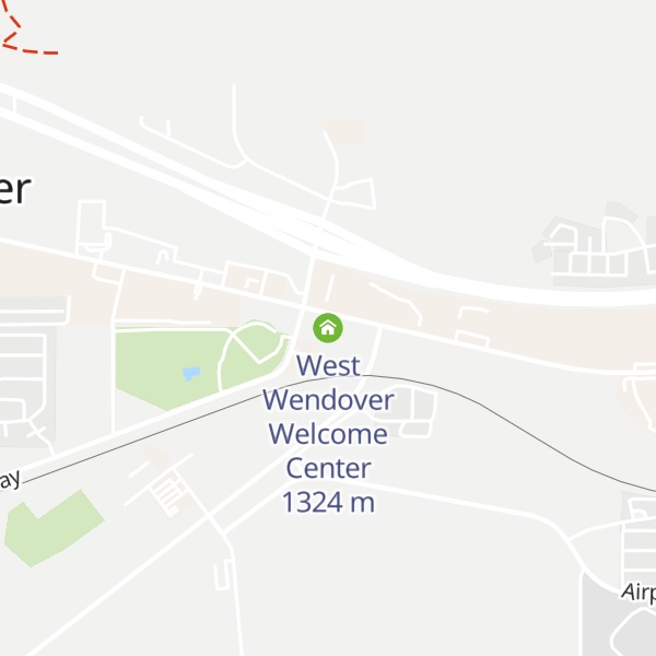 Map of West Wendover Welcome Center