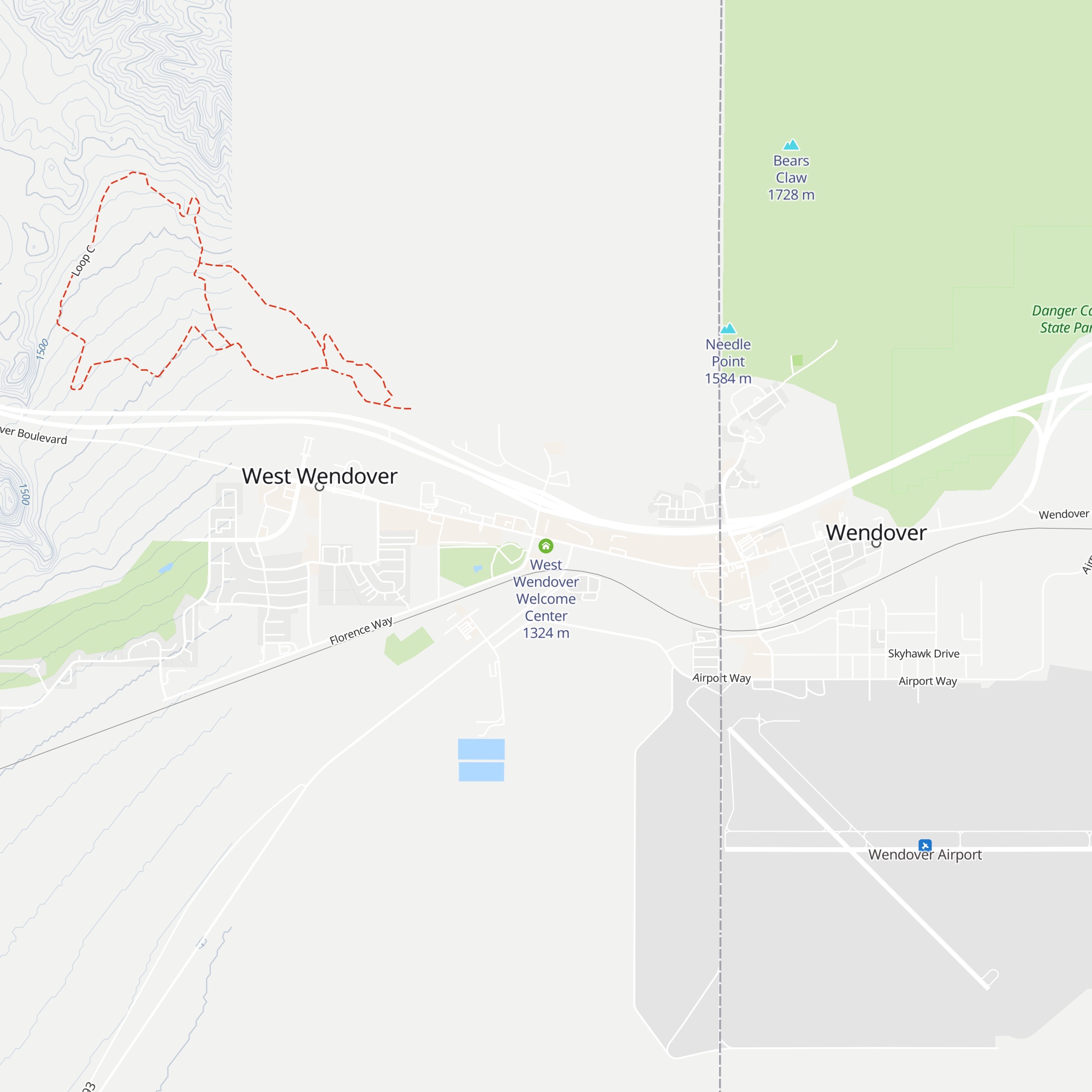 West Wendover Welcome Center map