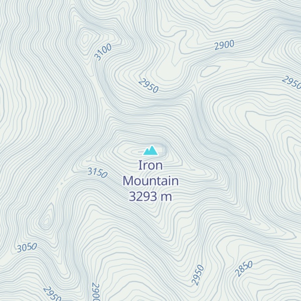 Map of Iron Mountain