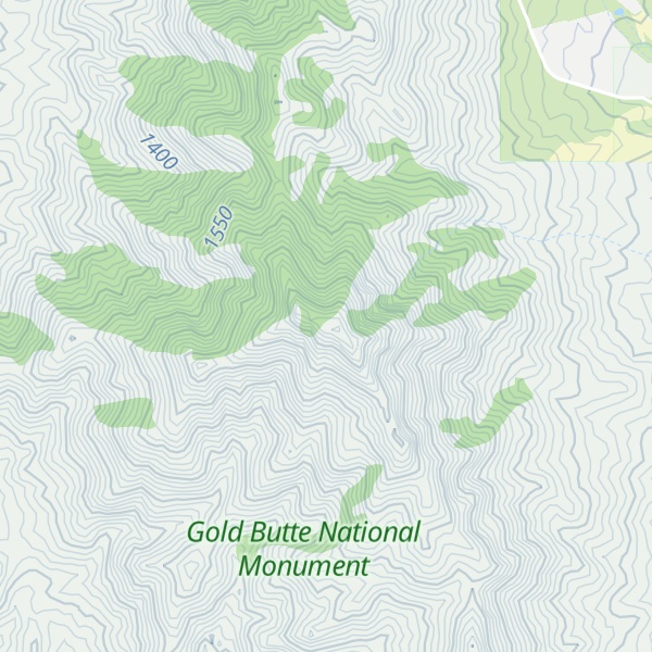 Map of Billy Goat Peak