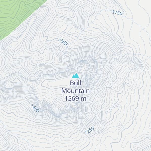Map of Bull Mountain
