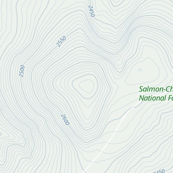 Map of Phelan Mountain