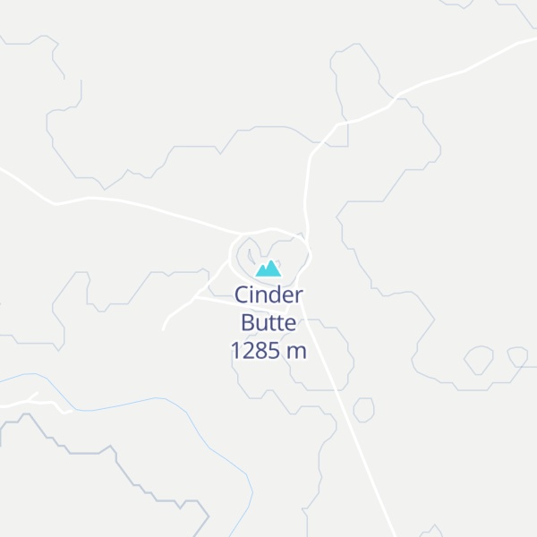 Map of Cinder Butte