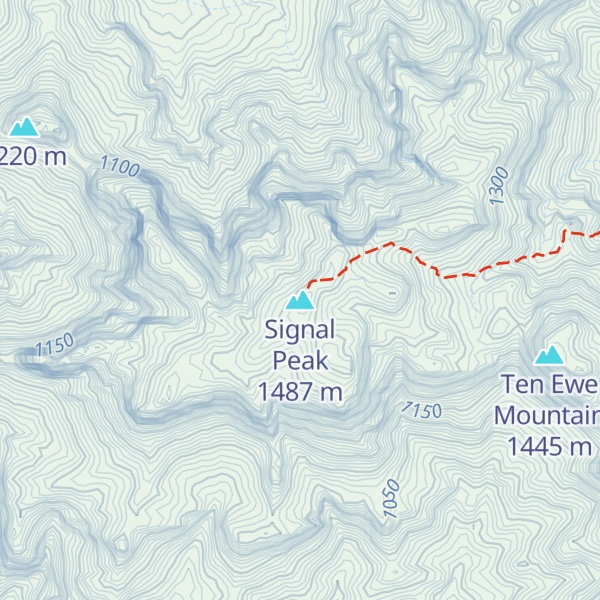 Map of Signal Peak