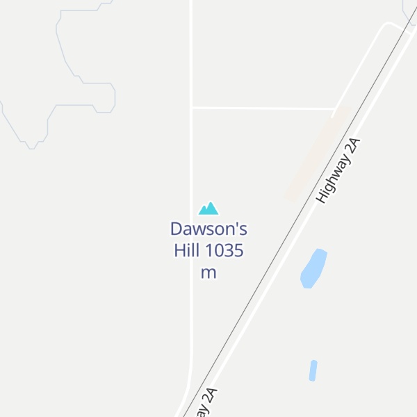 Map of Dawson's Hill