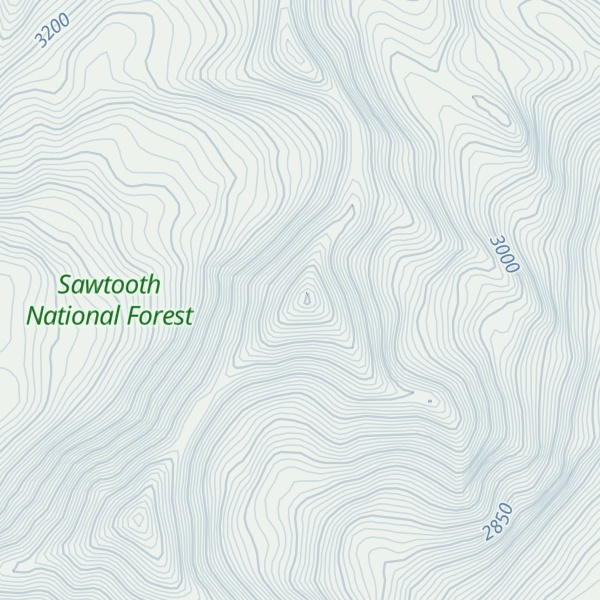Map of McIntyre Peak