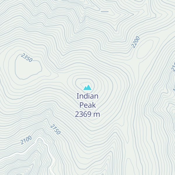 Map of Indian Peak