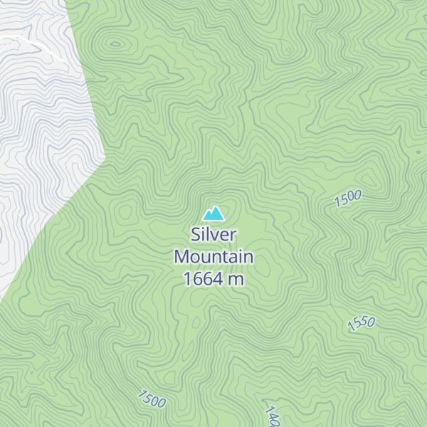 Map of Silver Mountain