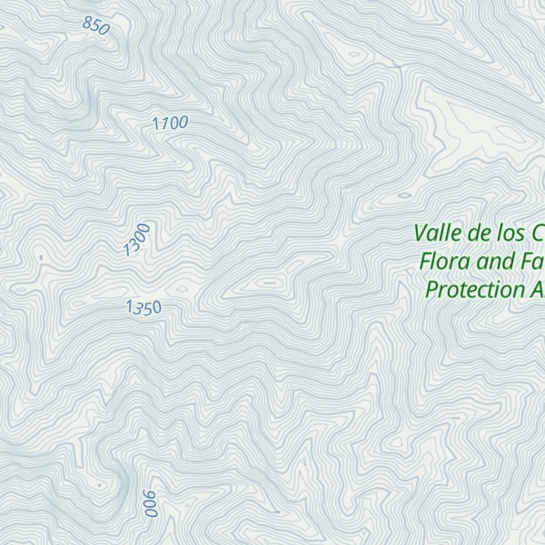 Map of Cerro la Equis