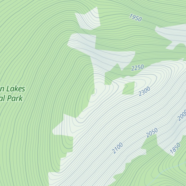 Map of Lone Mountain