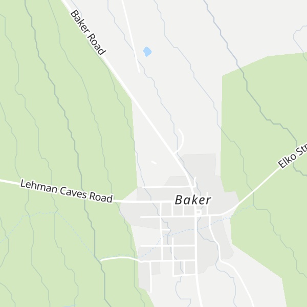 Map of Great Basin National Park Visitor Center