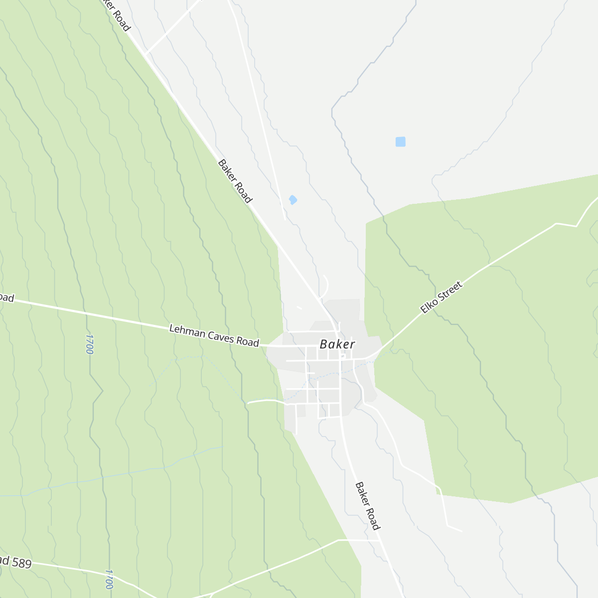 Great Basin National Park Visitor Center map