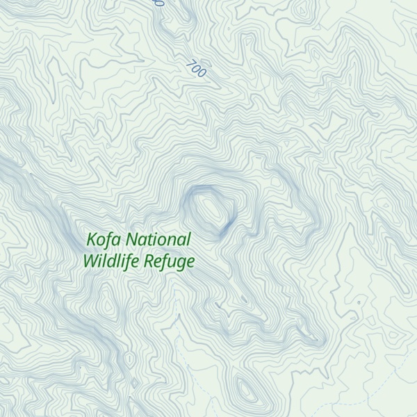Map of Castle Dome Peak
