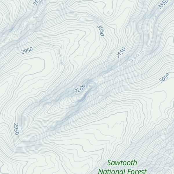 Map of Handwerk Peak