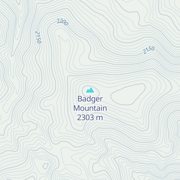 Map of Badger Mountain