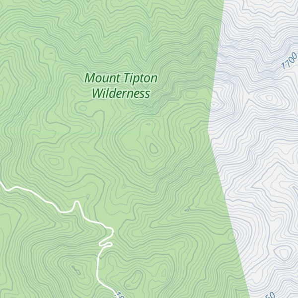 Map of Packsaddle Mountain