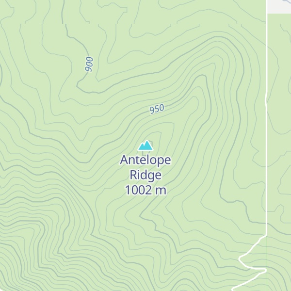 Map of Antelope Ridge