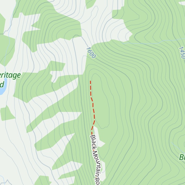 Map of Black Mountain