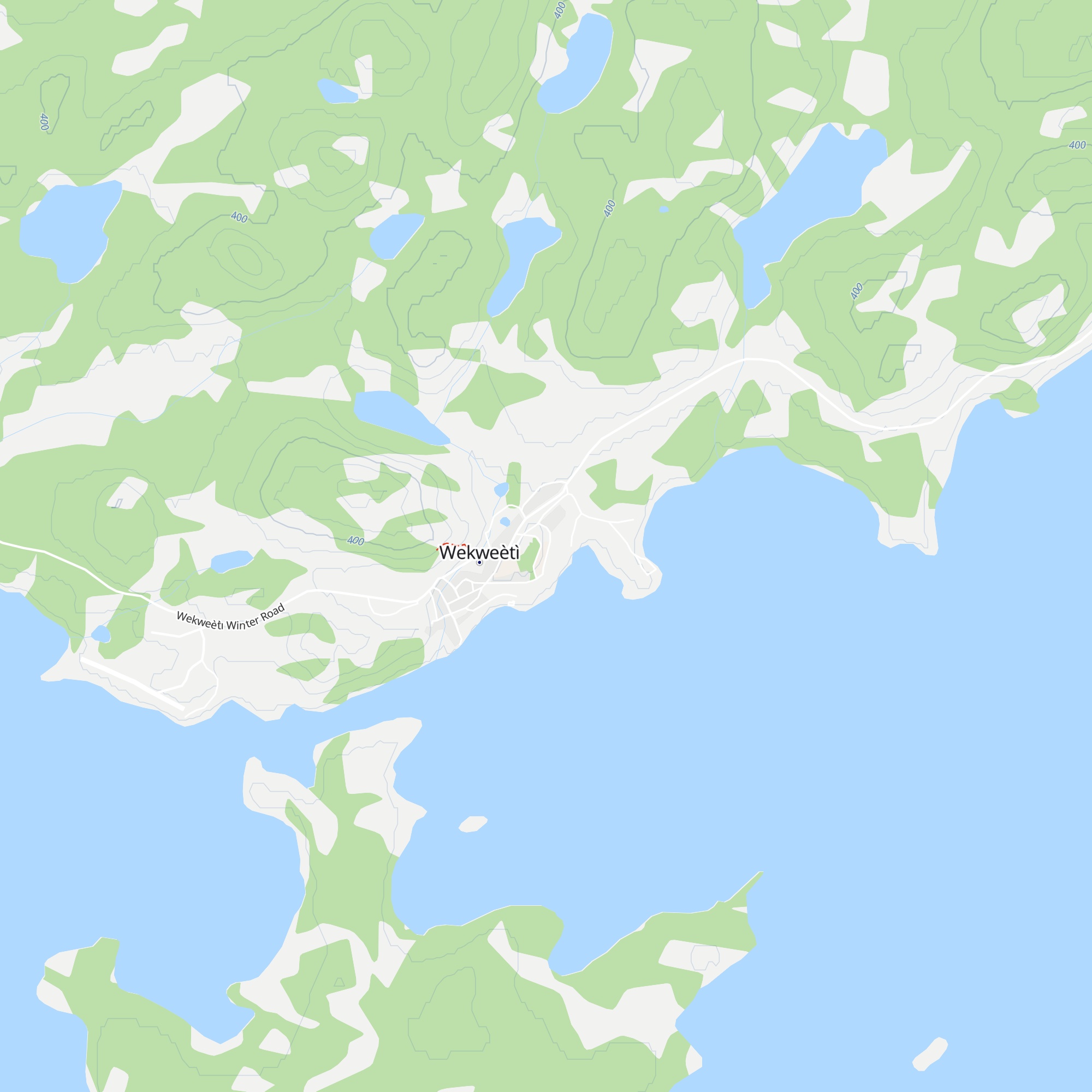 Snare Lake Lodge map