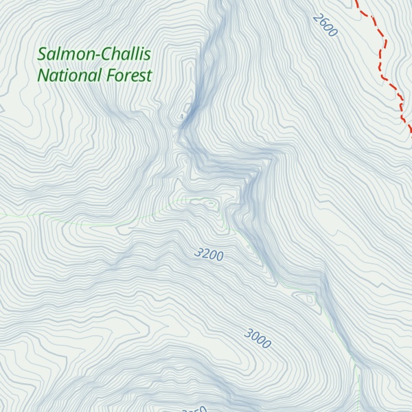Map of The Devils Bedstead
