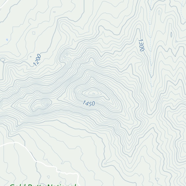 Map of Gold Butte