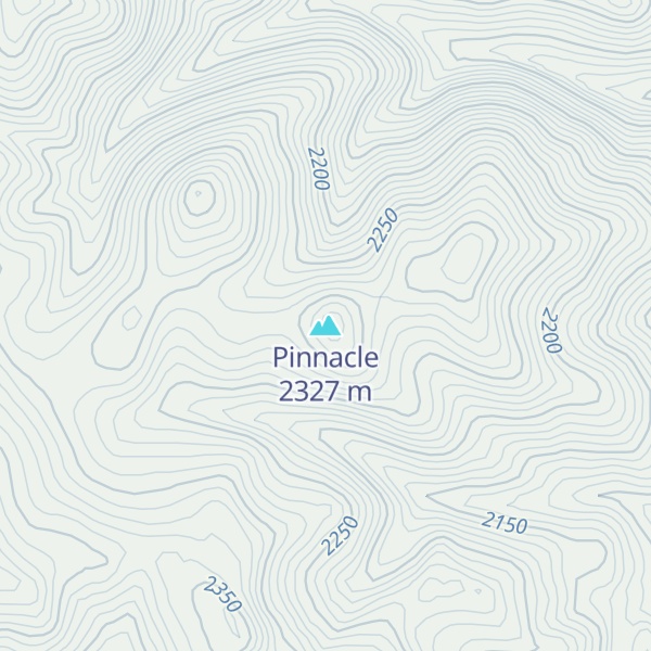 Map of Pinnacle