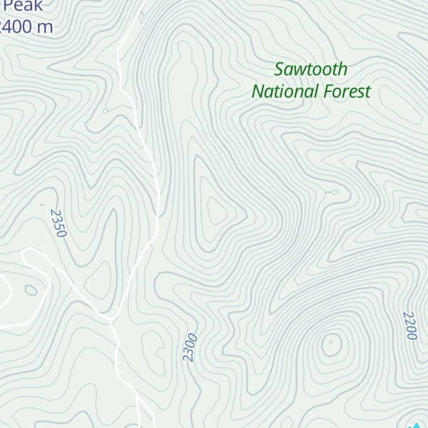 Map of Flatiron Mountain