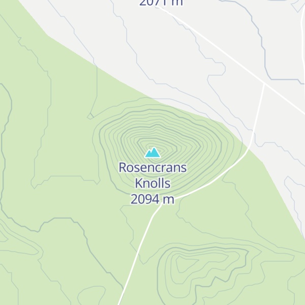 Map of Rosencrans Knolls
