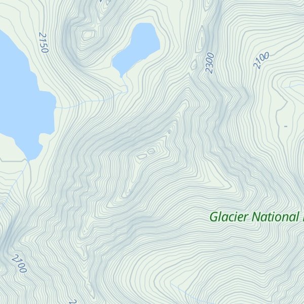Map of Reuter Peak