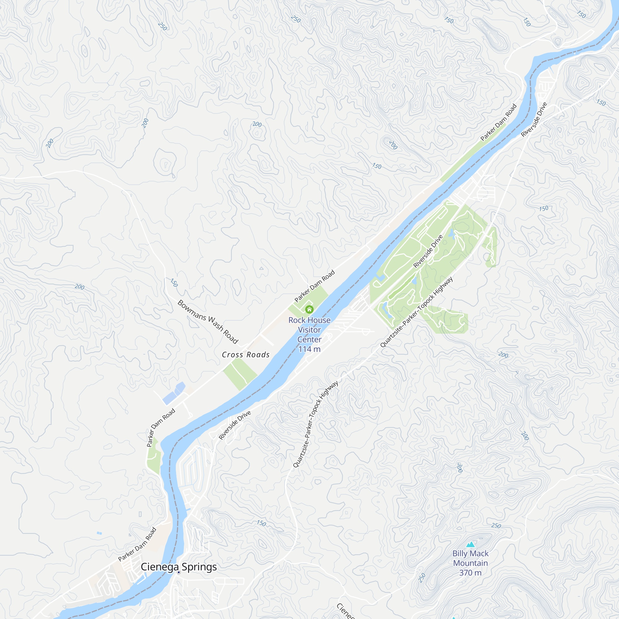 Rock House Visitor Center map