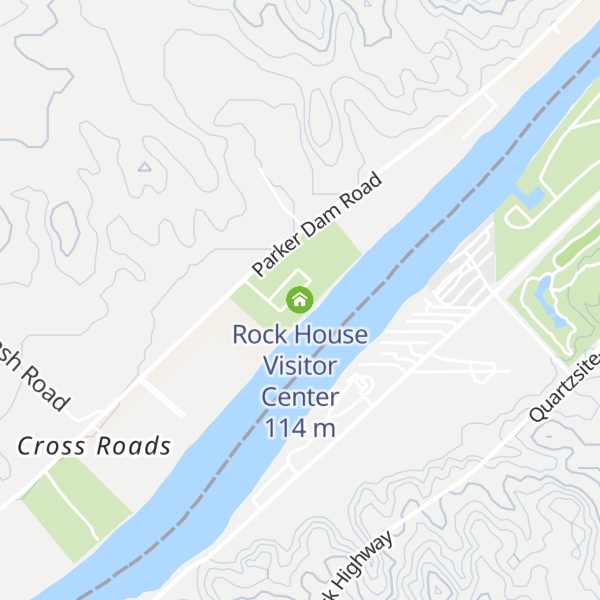 Map of Rock House Visitor Center
