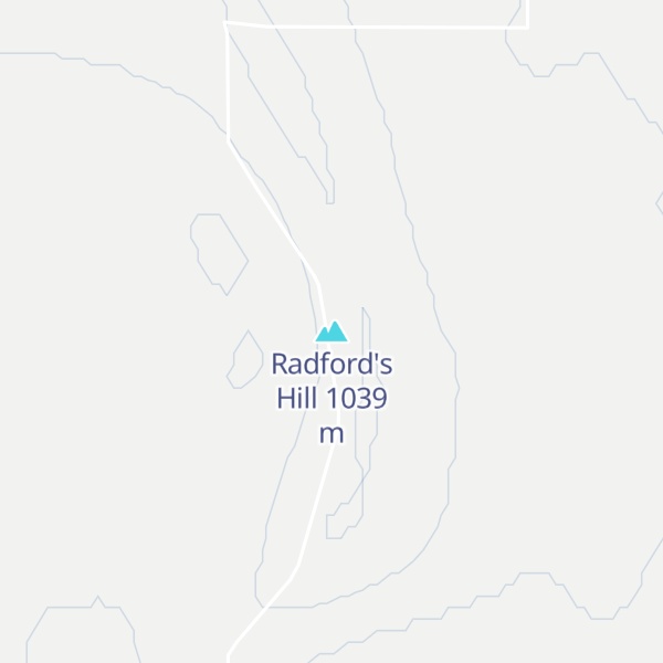Map of Radford's Hill