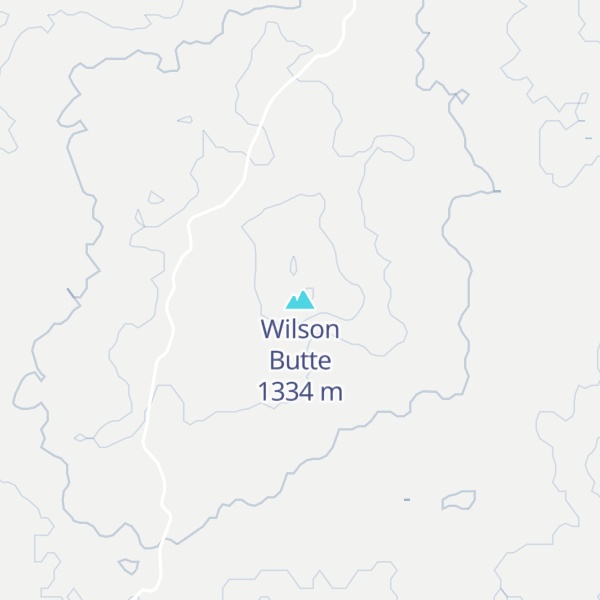 Map of Wilson Butte