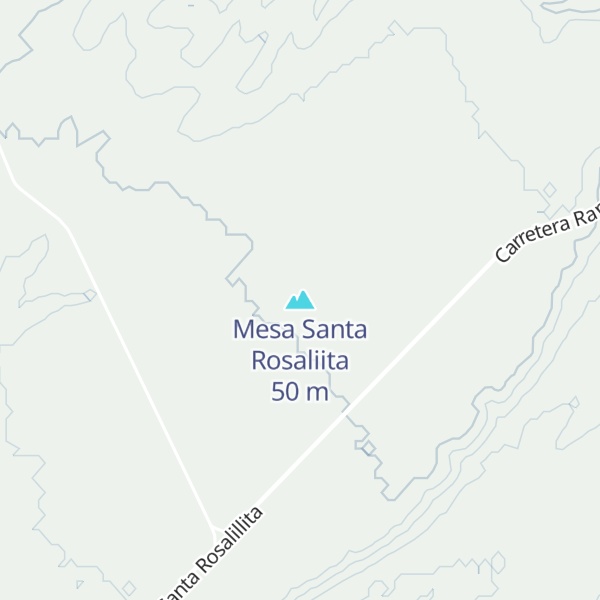 Map of Mesa Santa Rosaliita