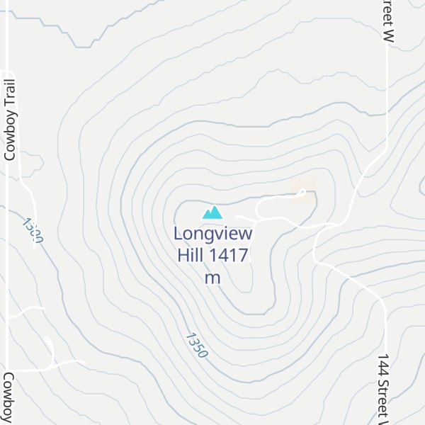 Map of Longview Hill