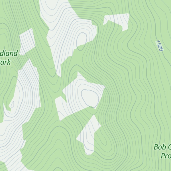 Map of Whaleback Peak