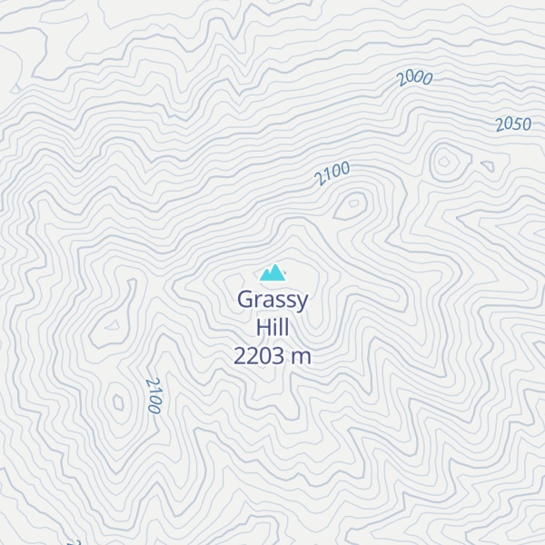 Map of Grassy Hill