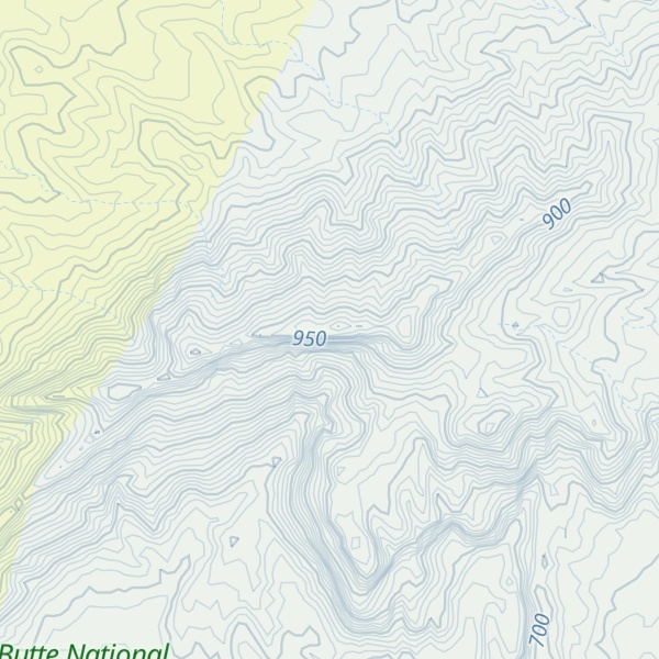 Map of Bitter Ridge